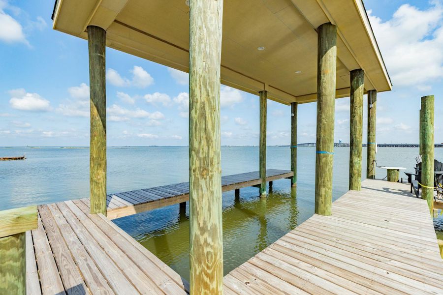 Exterior details and patio area of a home in , Galveston (Image 31). Exterior details and patio area of a home in , Galveston (Image 31).