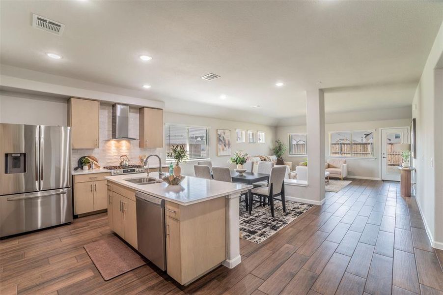 Furnished interior view inside a new home in , Aubrey (Image 14).