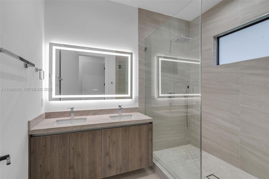 Furnished interior view inside a new home in , Miami (Image 11). Furnished interior view inside a new home in , Miami (Image 11).