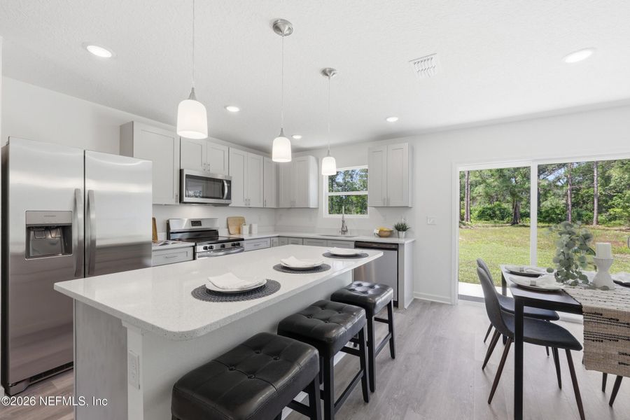 Furnished interior view inside a new home in , Hastings (Image 16).