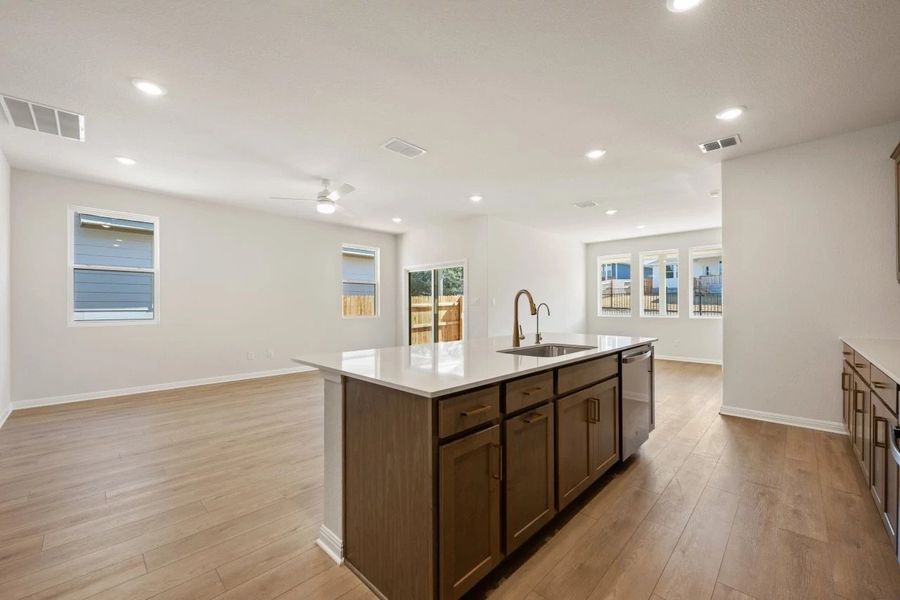 Furnished interior view inside a new home in Cannon Ranch, Dripping Springs (Image 12).