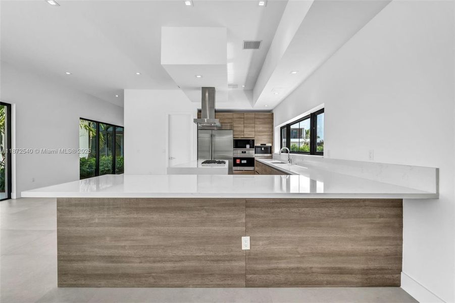 Furnished interior view inside a new home in , Weston (Image 6).