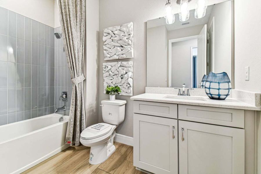 Furnished interior view inside a new home in Pinecone Reserve, Brooksville (Image 4).