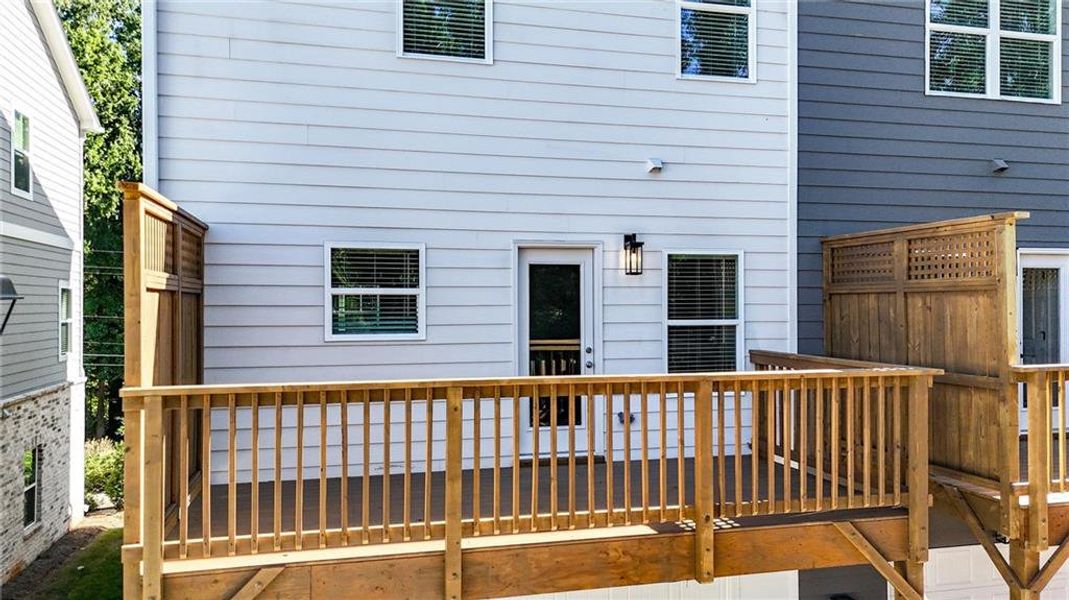 Exterior details and patio area of a home in , Mableton (Image 24).