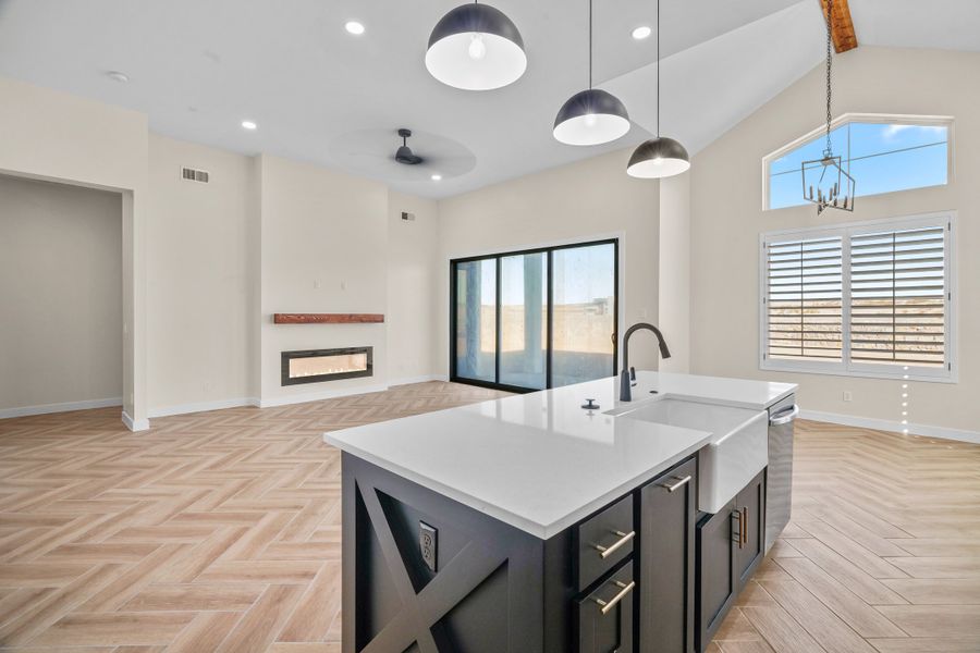 Representative furnished interior of a home built from the Escondido by LEH. Homes in Painted Sky, El Paso (Image 28). Representative furnished interior of a home built from the Escondido by LEH. Homes in Painted Sky, El Paso (Image 28).