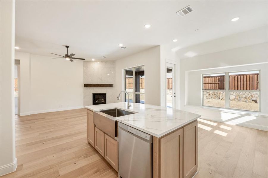 Furnished interior view inside a new home in Windsong Ranch, Prosper (Image 12).