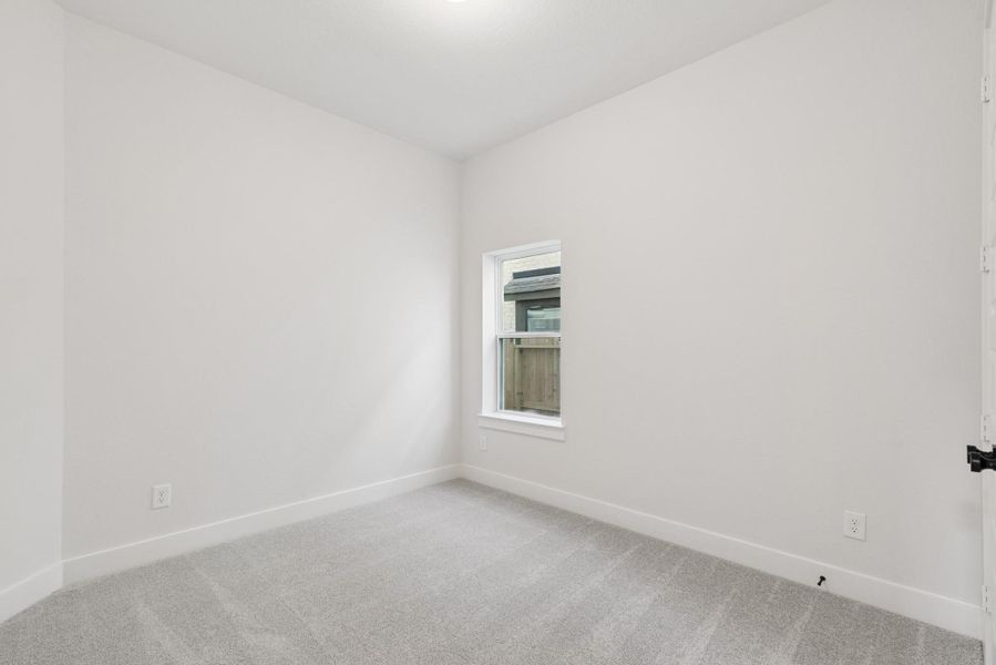 This 5th bedroom could be used as a study or a home workout studio.