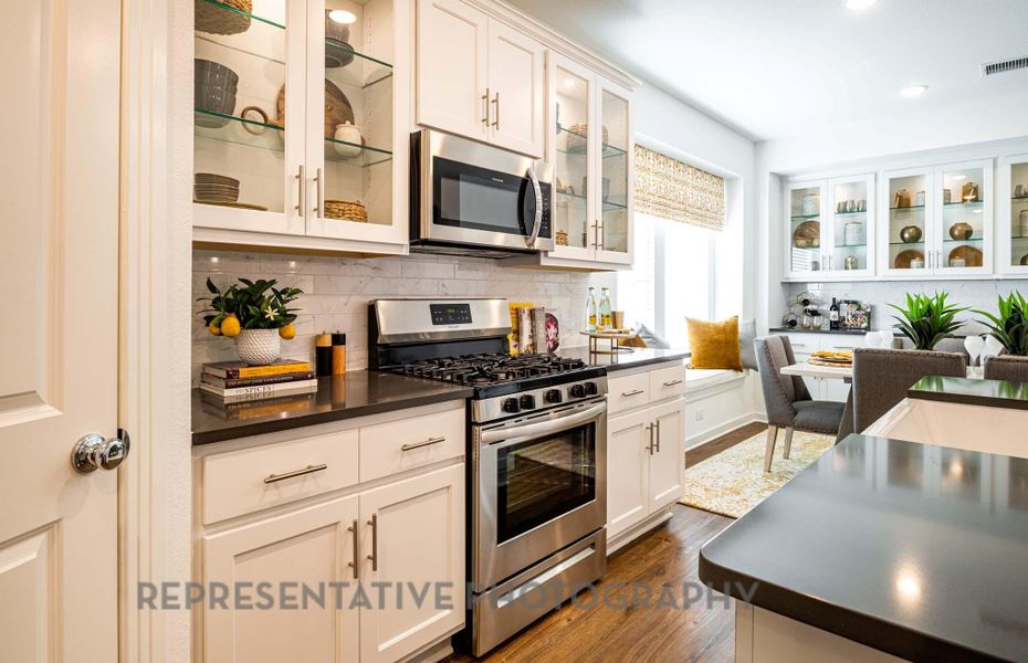 Furnished interior view inside a new home in Pomona, Manvel (Image 15). Furnished interior view inside a new home in Pomona, Manvel (Image 15).