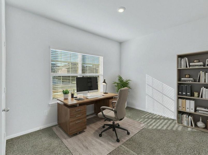 Front bedroom would make a great office or guest bedroom Front bedroom would make a great office or guest bedroom