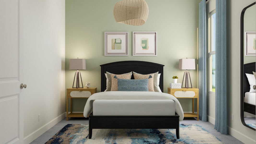 Furnished interior view inside a new home in Horizons at Summers Corner | 55+, Summerville (Image 13).