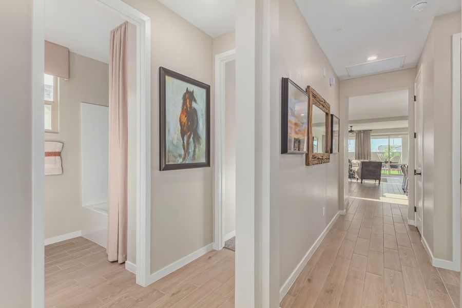 Representative furnished interior of a home built from the 2028 by Elliott Homes in Camilo at Santana, Yuma (Image 6).