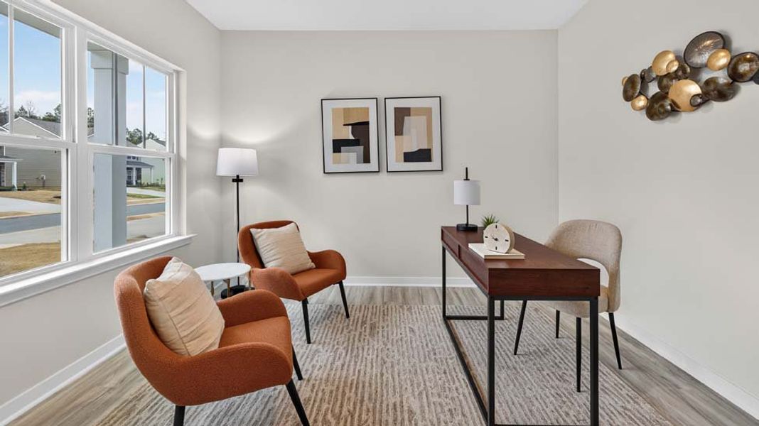 Furnished interior view inside a new home in Rydele Heights, Asheville (Image 28).