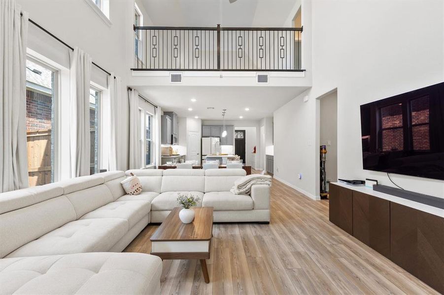 Furnished interior view inside a new home in Riverset, Garland (Image 6). Furnished interior view inside a new home in Riverset, Garland (Image 6).