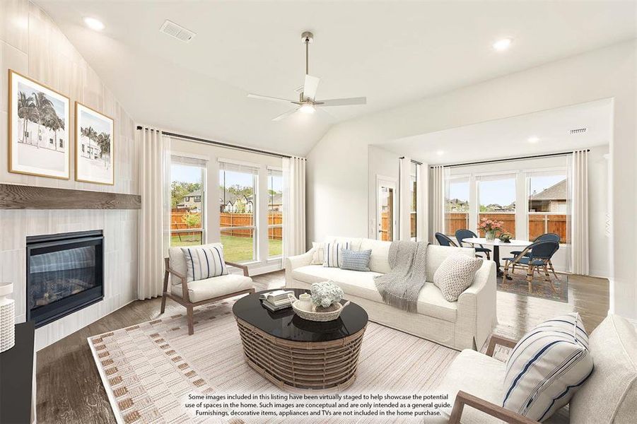 Furnished interior view inside a new home in Triple Diamond Ranch, Mansfield (Image 12).