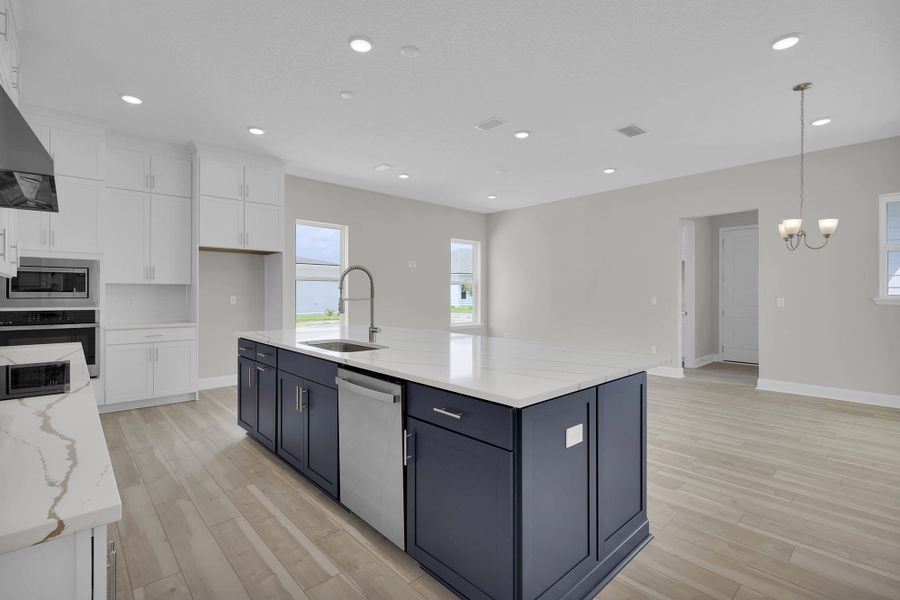 Representative furnished interior of a home built from the The Salt by Providence Homes (Florida) in Seabrook Village at Seabrook, Nocatee (Image 3).
