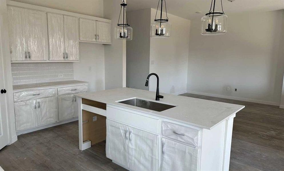 Kitchen Construction Progress featuring the Harmony Collection