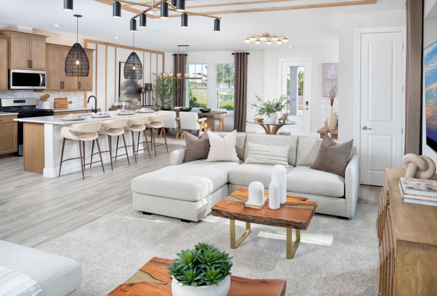 Representative furnished interior of a home built from the Paris by Mattamy Homes in Newfield, Palm City (Image 8). Representative furnished interior of a home built from the Paris by Mattamy Homes in Newfield, Palm City (Image 8).