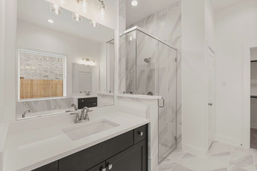 Representative furnished interior of a home built from the St Andrews by Chesmar Homes in Riceland Alley Loads, Mont Belvieu (Image 13).