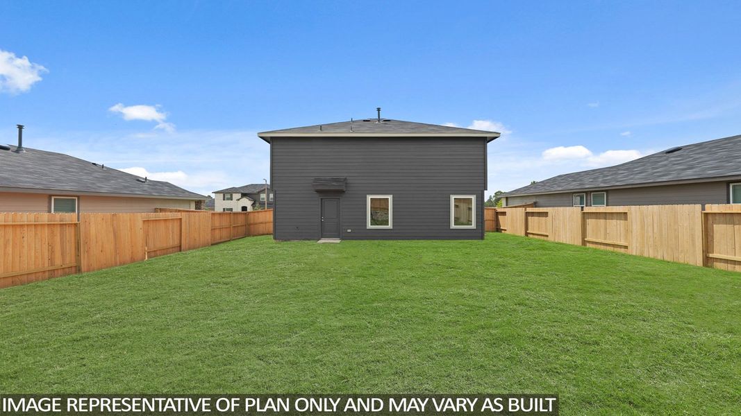 Exterior details and patio area of a home in Lexington Heights, Willis (Image 2). Exterior details and patio area of a home in Lexington Heights, Willis (Image 2).
