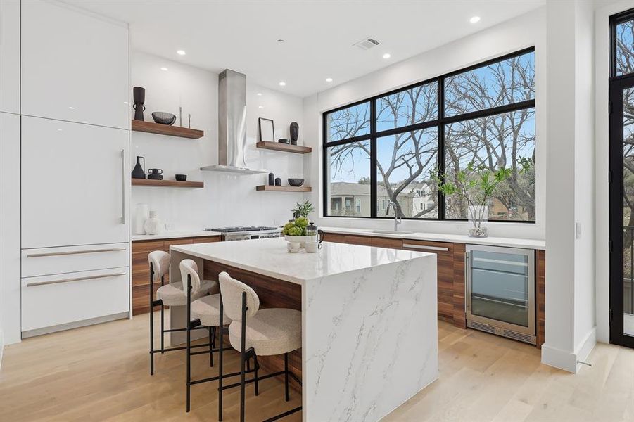 Furnished interior view inside a new home in , Dallas (Image 15).