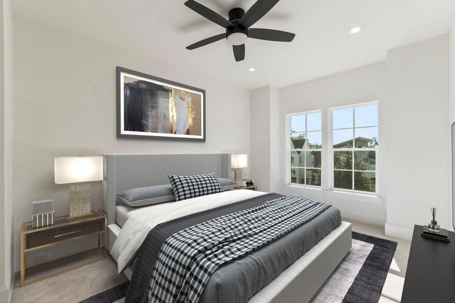 Secondary Room connected to Jack & Jill Bath