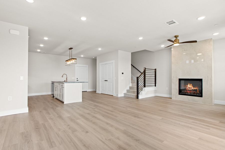 Spacious, unfurnished interior of a new home in The Tribute, The Colony (Image 23). Spacious, unfurnished interior of a new home in The Tribute, The Colony (Image 23).