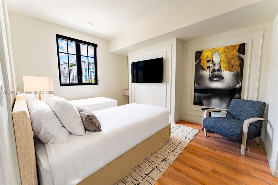 Furnished interior view inside a new home in , Coral Gables (Image 18).