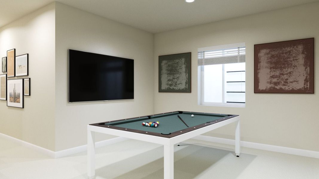 Representative furnished interior of a home built from the 2 by Trumark Homes in Festival at RainDance, Windsor (Image 16).