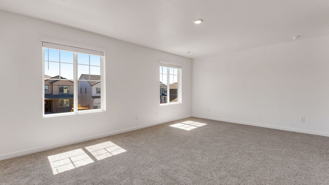 Spacious, unfurnished interior of a new home in Westgate, Greeley (Image 14). Spacious, unfurnished interior of a new home in Westgate, Greeley (Image 14).