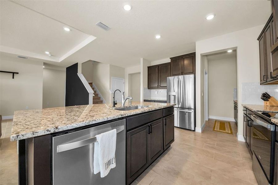 Furnished interior view inside a new home in Mangrove Manor, Apollo Beach (Image 14). Furnished interior view inside a new home in Mangrove Manor, Apollo Beach (Image 14).