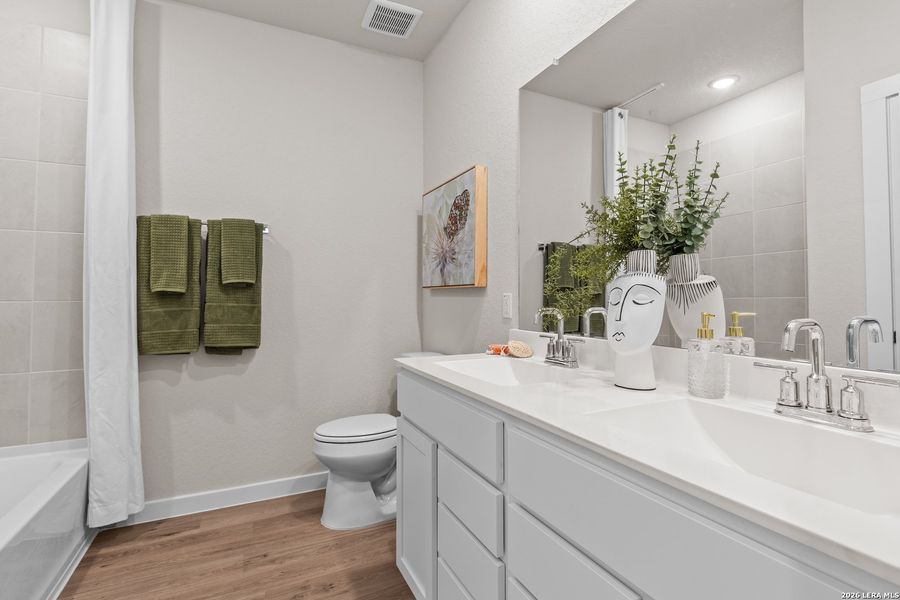 Furnished interior view inside a new home in Park Place, New Braunfels (Image 15).