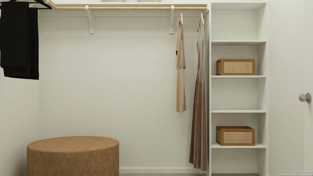 Close-up of interior finishes inside a home in Rose Valley, Converse (Image 18).