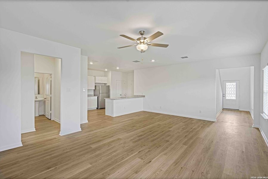 Spacious, unfurnished interior of a new home in , San Antonio (Image 12). Spacious, unfurnished interior of a new home in , San Antonio (Image 12).