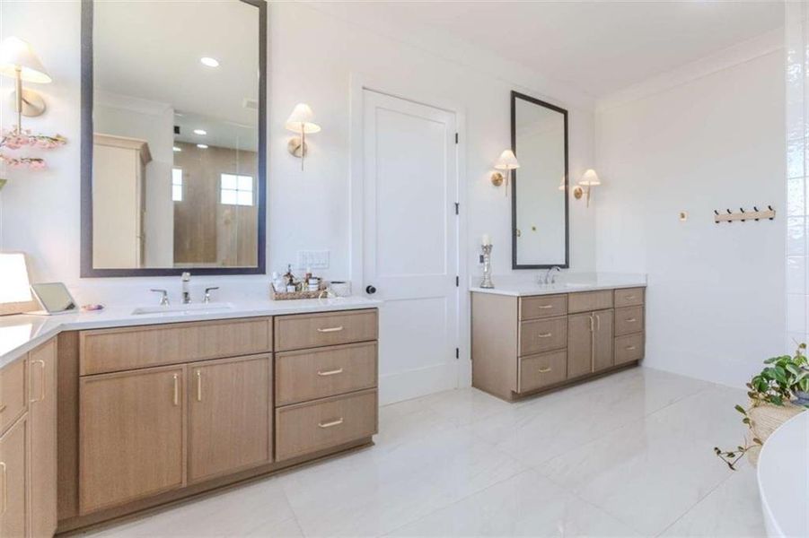 Furnished interior view inside a new home in , Dacula (Image 39).