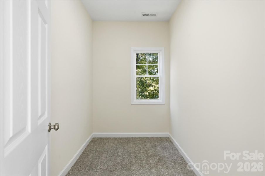 Storage room off laundry