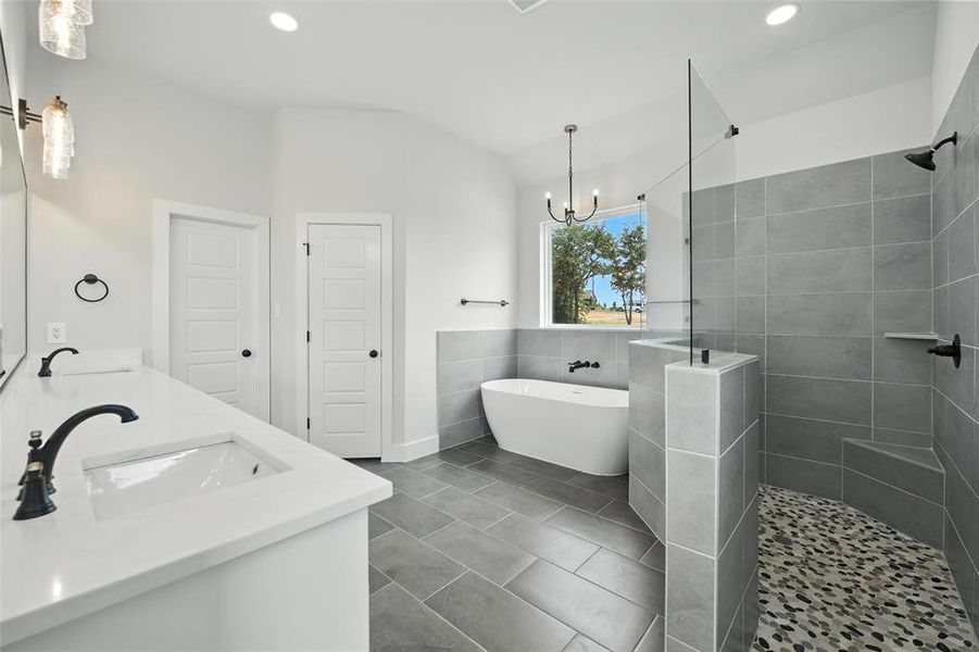 Furnished interior view inside a new home in , Weatherford (Image 12).