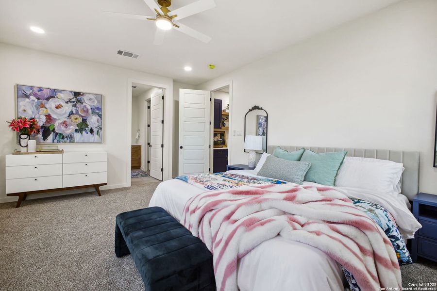 Furnished interior view inside a new home in , San Antonio (Image 49).