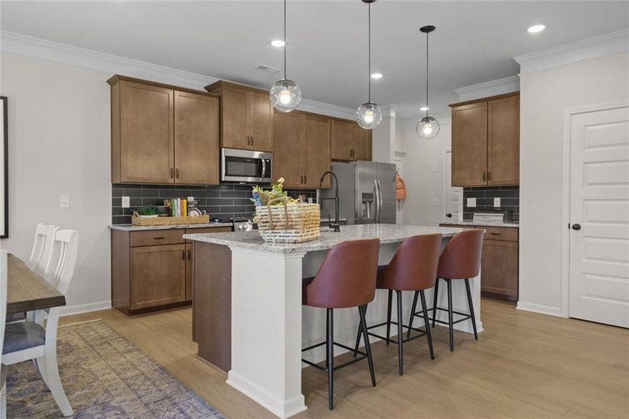 Furnished interior view inside a new home in Oakmont, Dallas (Image 12).