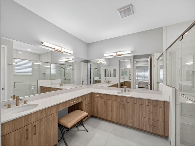 Furnished interior view inside a new home in , Port St. Lucie (Image 17).