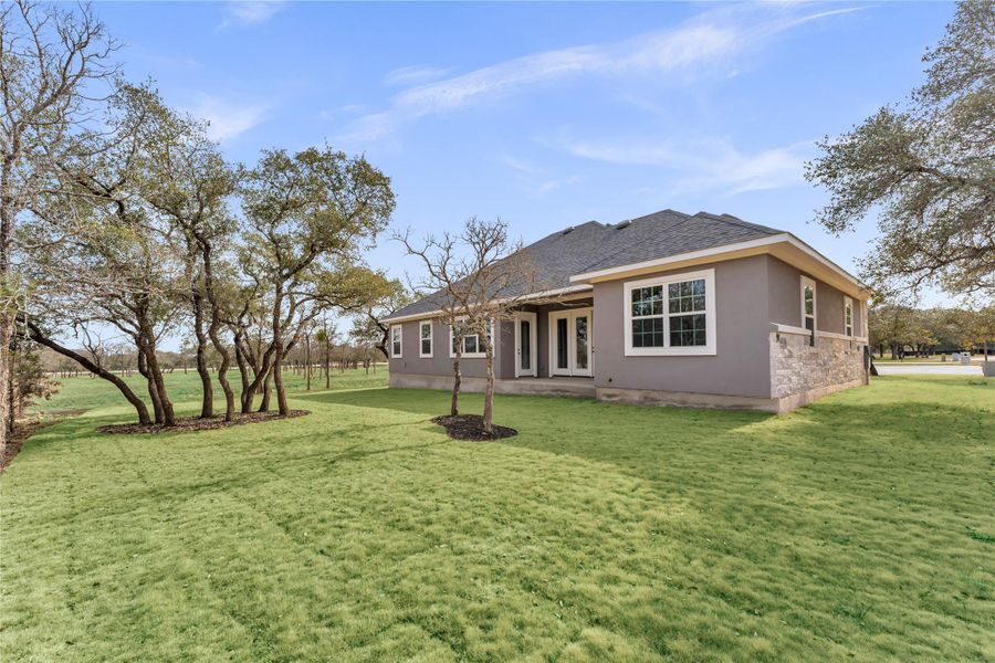 Exterior details and patio area of a home in , Burnet (Image 3). Exterior details and patio area of a home in , Burnet (Image 3).