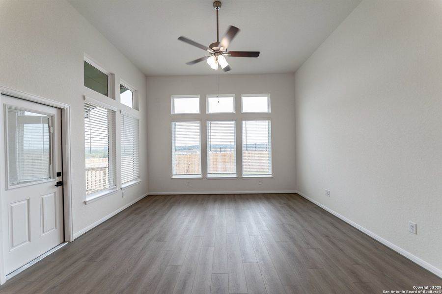 Spacious, unfurnished interior of a new home in The Woodlands at Medina Hills, Mico (Image 15).