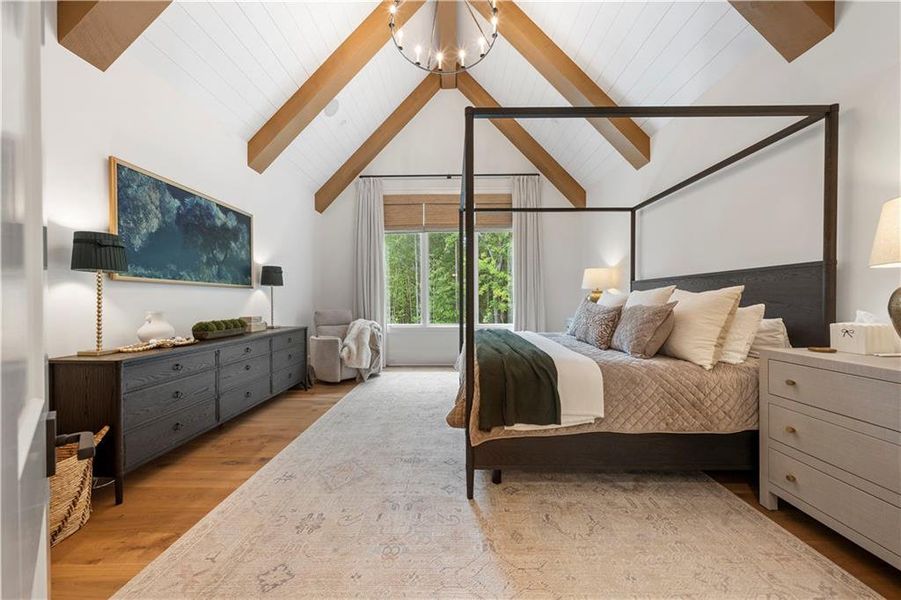 Furnished interior view inside a new home in , Alpharetta (Image 47).