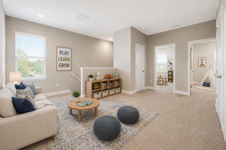 Furnished interior view inside a new home in Serenade at Ovation, Winter Garden (Image 7). Furnished interior view inside a new home in Serenade at Ovation, Winter Garden (Image 7).