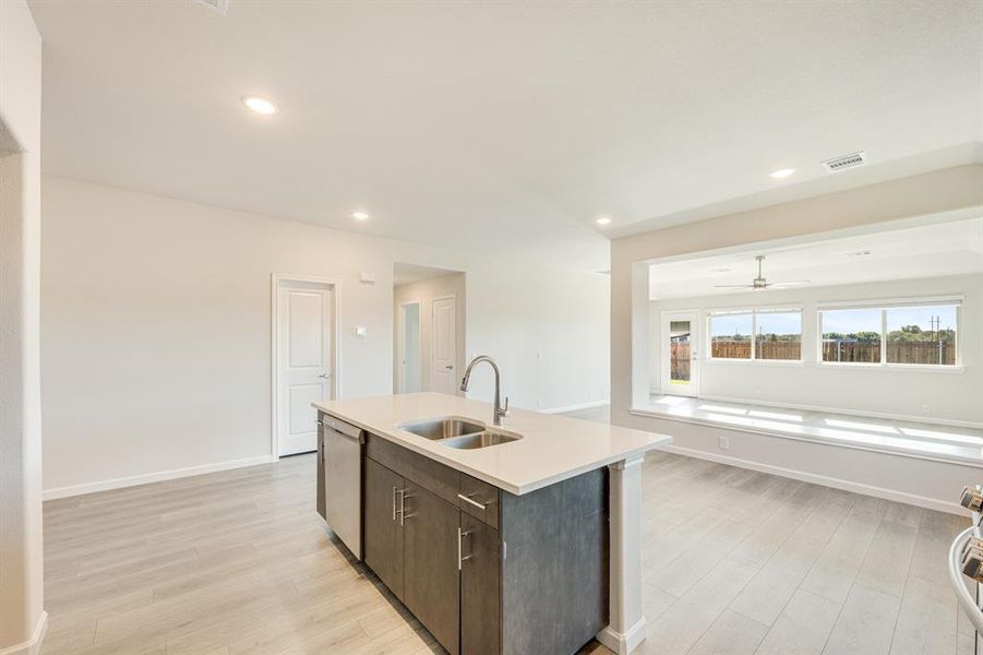 Furnished interior view inside a new home in East Oak Creek Elements, Commerce (Image 22).