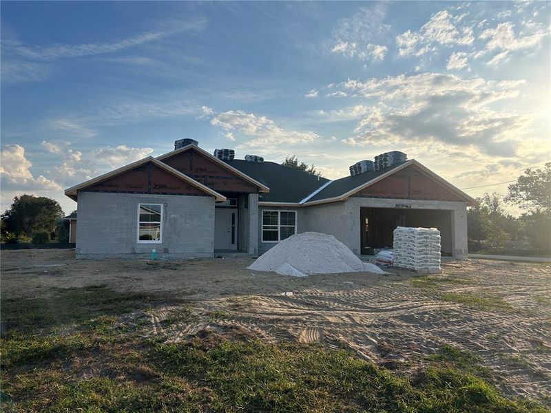 In-progress construction of a new home in Deep Creek, Punta Gorda, FL (Image 3).