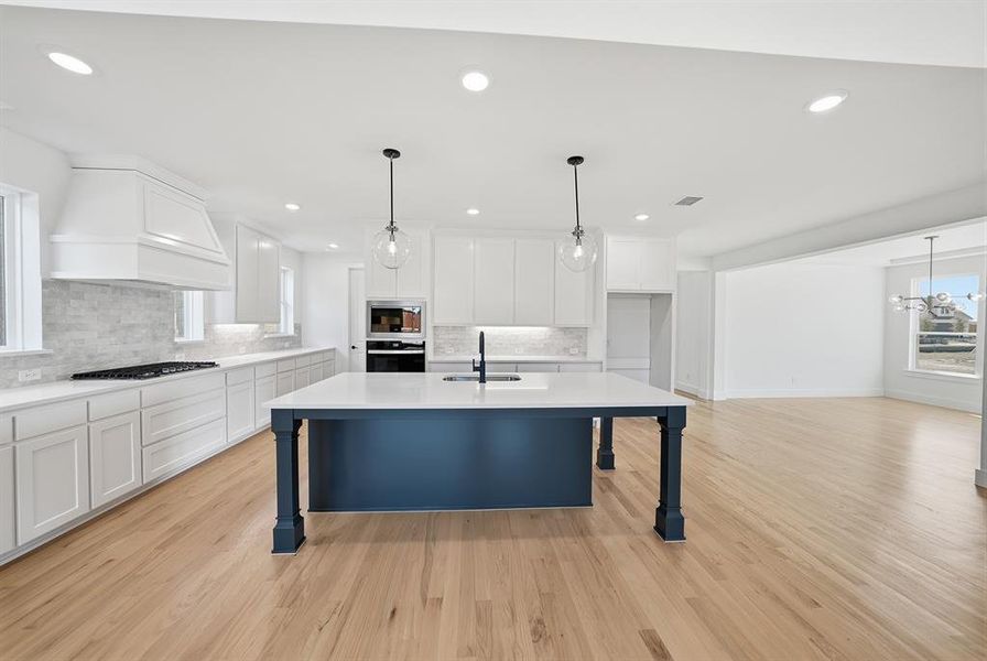Furnished interior view inside a new home in Brookhollow West, Prosper (Image 7).