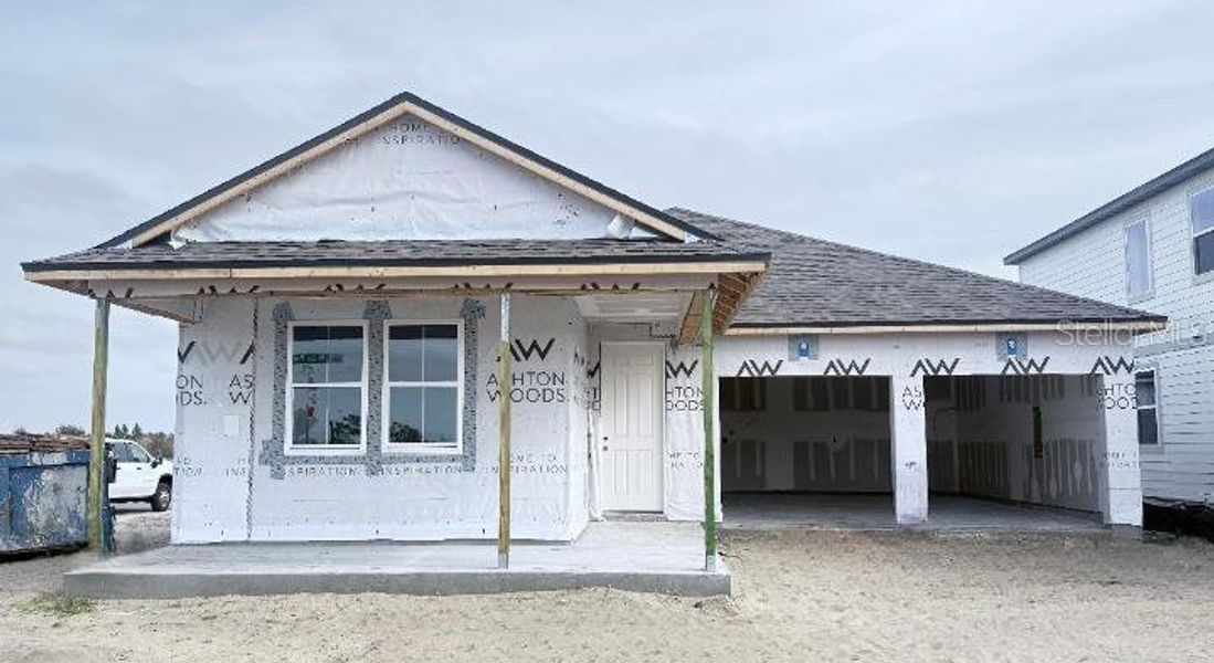 In-progress construction of a new home in Trailside, Mount Dora, FL (Image 3).