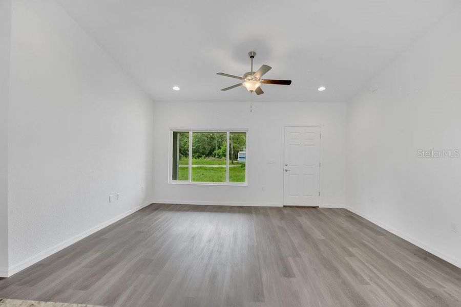 Living Room with Entrance View