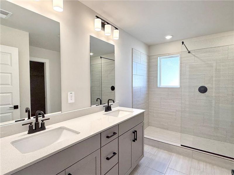 Furnished interior view inside a new home in Vines at Mill Creek - Legacy Series, Braselton (Image 5).