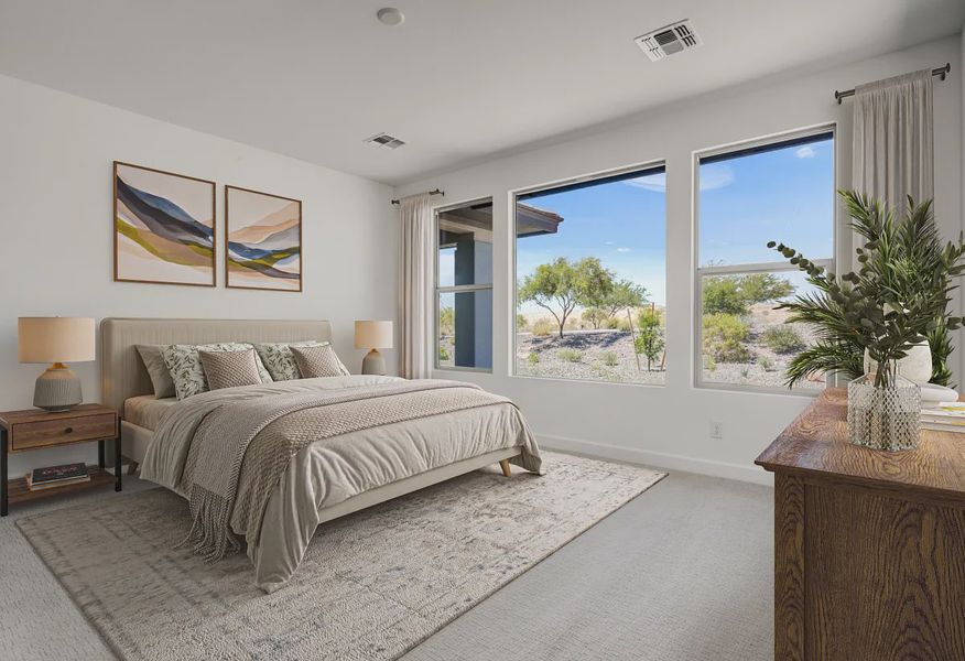 Virtually Staged Primary Bed - 8 of 31